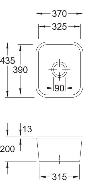 Кухонная мойка Villeroy & Boch Cisterna 45 670402TR