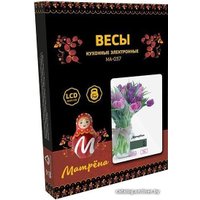 Кухонные весы Матрена MA-037 (тюльпаны)