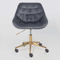 Офисное кресло AksHome Bali (темно-серый/золото)