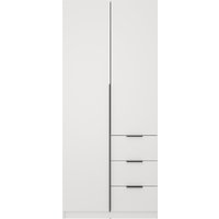 Шкаф распашной Mio Tesoro Мельбурн 2DG3S (белый)