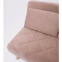 Диван DiArt Элли 100 (велюр, бежевый Велютто люкс 22 /бук)