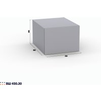 Антресоль Кастанье Модерн ВШ 450.30 (серый шифер)