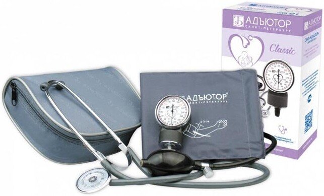 

Механический тонометр Адъютор ИАД-01-1 AD2240 (24-42 см) Комплектация №1