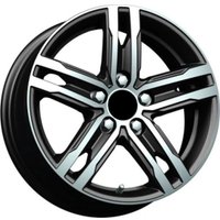 Литые диски RepliKey B178 15x6.5" 5x100мм DIA 57.1мм ET 38мм BK/FP