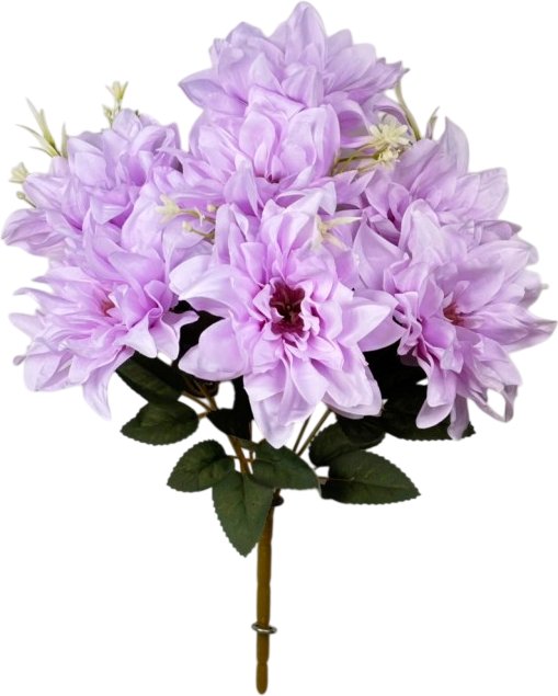 

Искусственный букет KlrBy Георгины СН08сирень