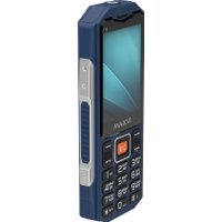 Кнопочный телефон Maxvi T19 (синий)