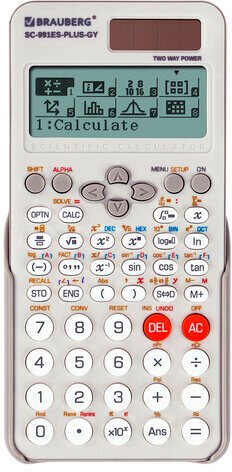 

Инженерный калькулятор BRAUBERG SC-991ES-PLUS-GY 272652