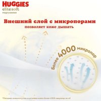 Подгузники Huggies Elite Soft Mega 3 (72 шт)
