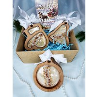 Елочная игрушка Wood_N_Sea в дереве НИД-1 (3 шт)