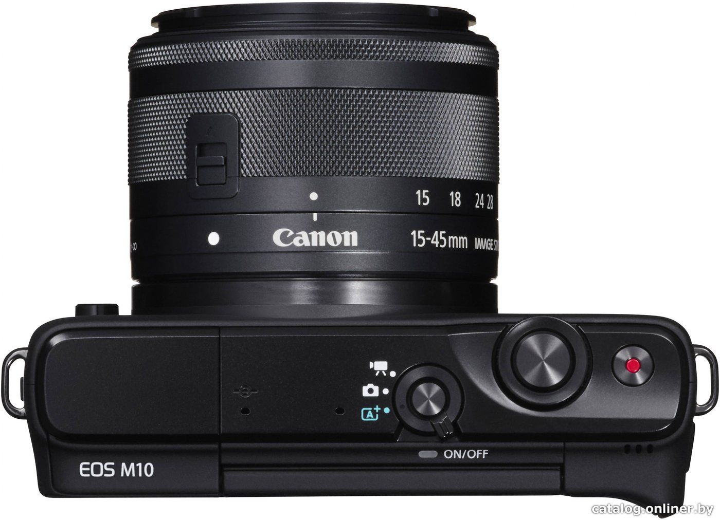Canon EOS M10 Kit EF-M 15-45mm f/3.5-6.3 IS STM Black