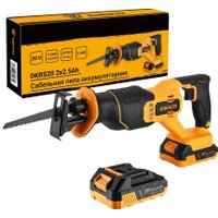 Сабельная пила Deko DKRS20 085-1129 (с 2-мя АКБ)