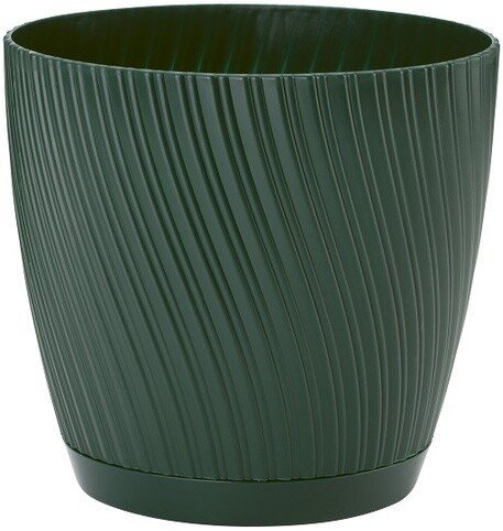 Кашпо Form-Plastic Mika Recycled 4590-075 (темно-зеленый)