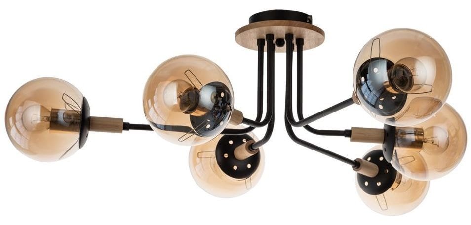 

Припотолочная люстра Arte Lamp Oxford A2716PL-6BK