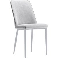 Стул Табурет Софт (бренди 20 кант черный, каркас белый)