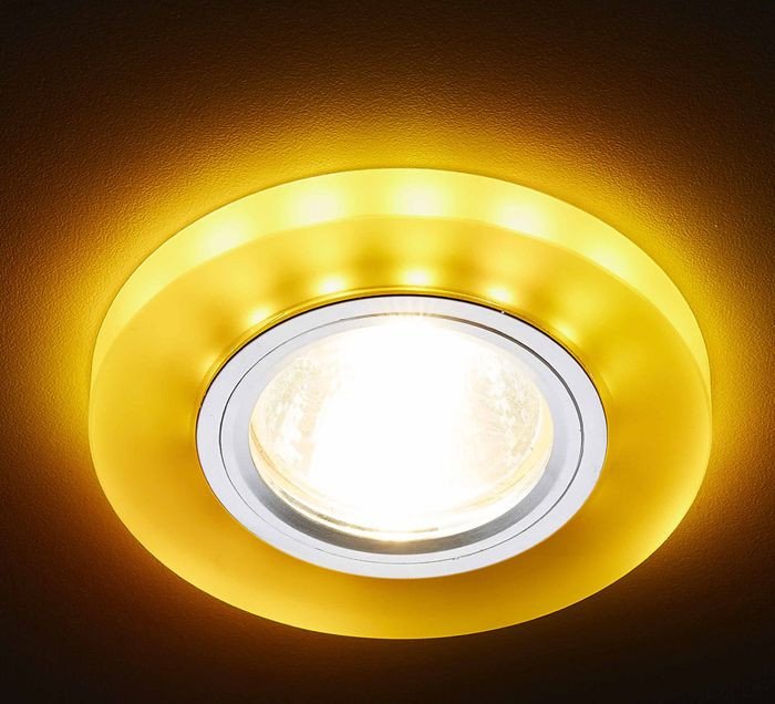 

Точечный светильник Ambrella light S214 S214 WH-CH-YL