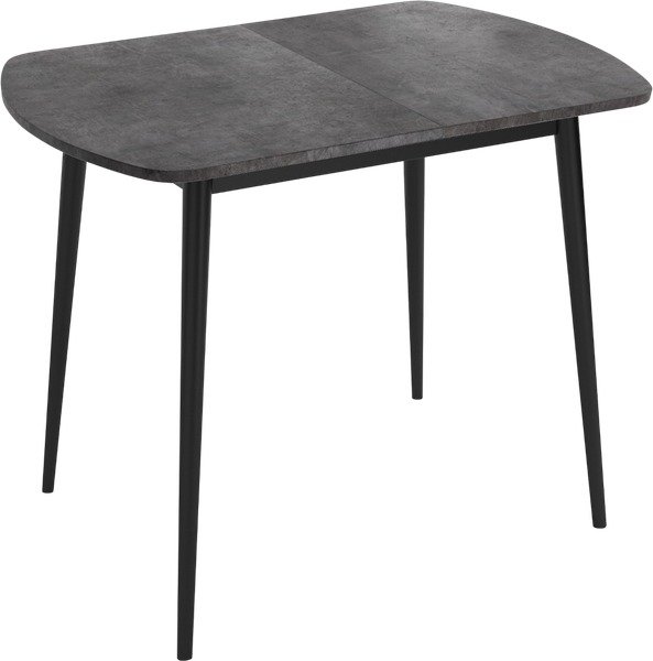 

Кухонный стол Listvig Винер Mini R раздвижной (камень темный/черный)