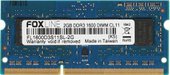 8GB DDR3 SODIMM PC3-12800 FL1600D3S11L-8G