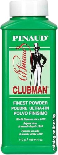 Тальк для бороды Clubman Универсальный Finest Powder 112 г