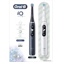 Комплект зубных щеток Oral-B iO 7 Duo (черный/белый) 4210201363040