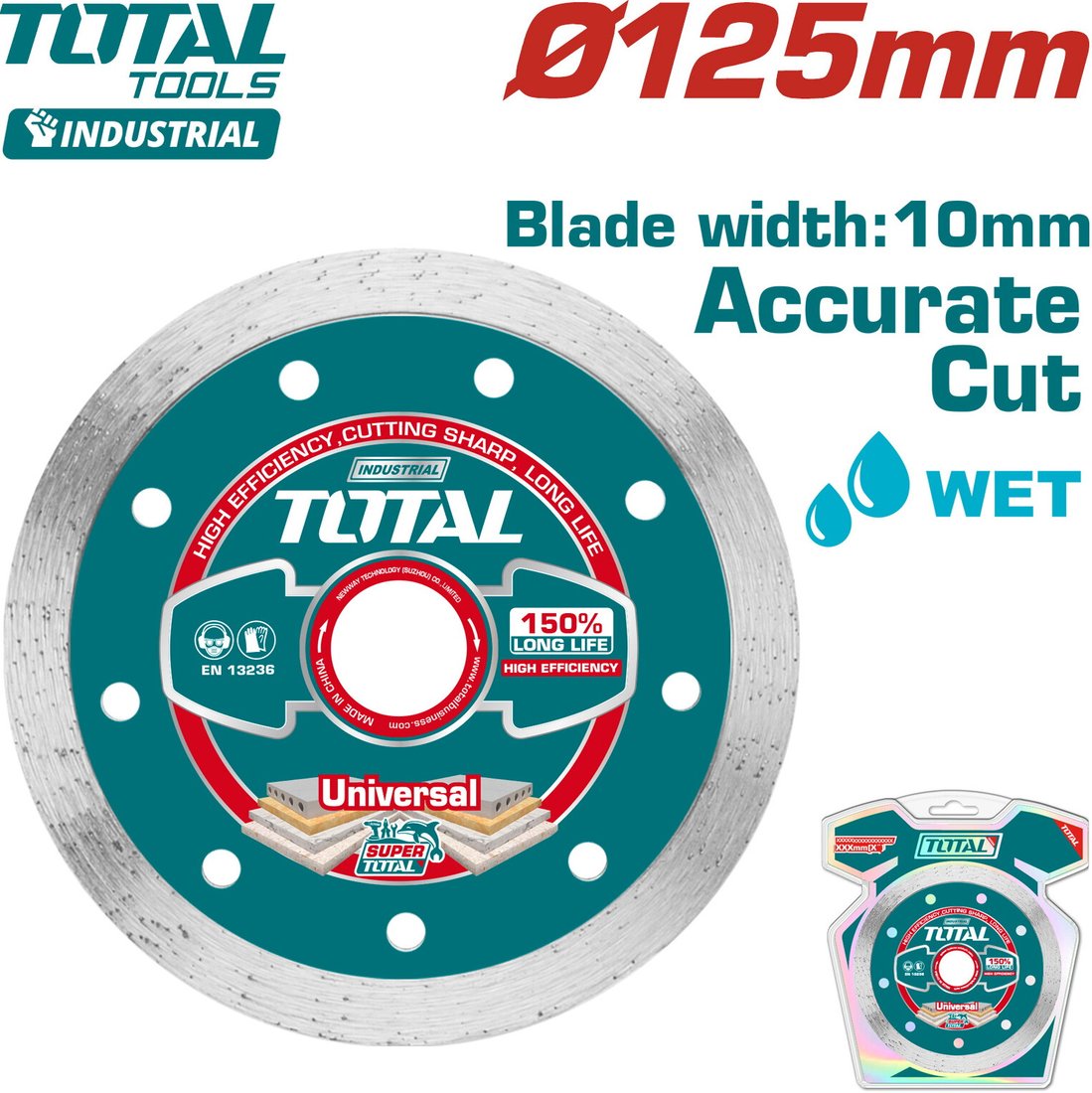 

Отрезной диск алмазный Total TAC2121251