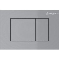 Унитаз подвесной Roxen Antares в комплекте с инсталляцией Asten Readle Zentralmodul AR0601-185M с кнопкой сатин (хром матовый)