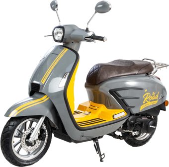 Скутер Motoland Labei WY150-5A (серый/желтый)