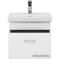 Aquanet Тумба Верона 50 00254066 с умывальником Moduo Slim (белый)