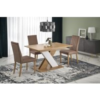 Кухонный стол Halmar Xarelto (дуб ланцелот/белый)