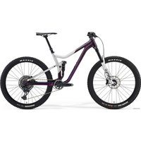 Велосипед Merida One-Forty 800 L 2021 (фиолетовый/серебристый)