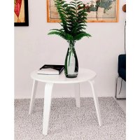 Журнальный столик ТДК Stefano круглый (белый)