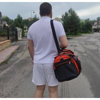 Спортивная сумка Polar 6067-2 (черный/синий)