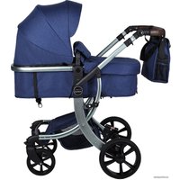 Универсальная коляска Aimile Original New Silver (2 в 1, синий)