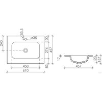Умывальник Ceramica Nova Element CN7011