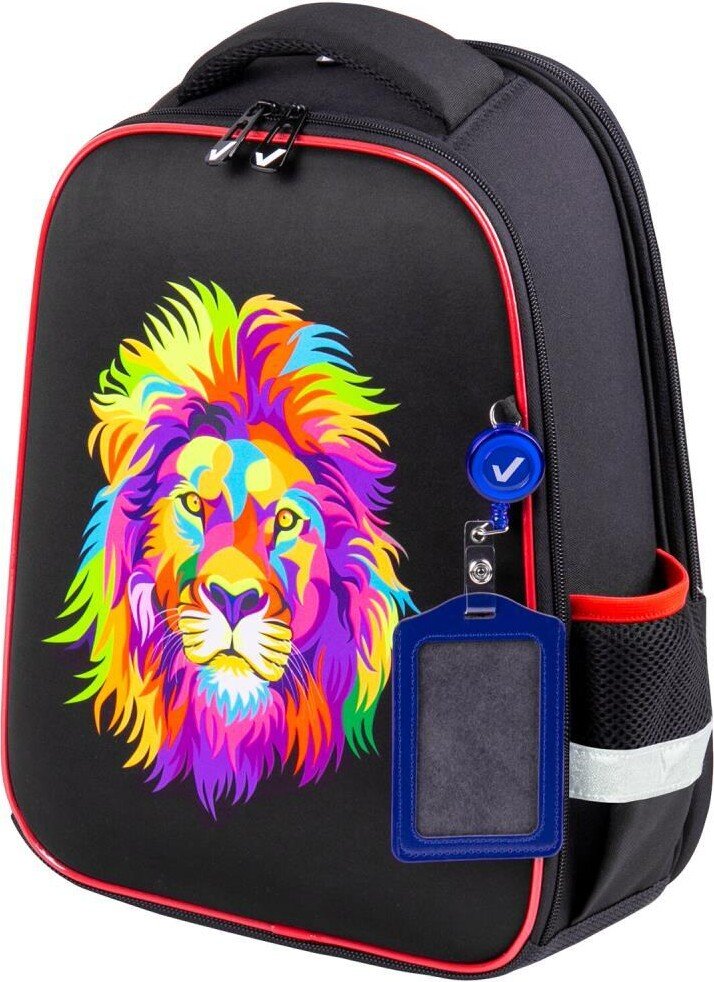 

Школьный рюкзак BRAUBERG Fit. Colorful lion 270618