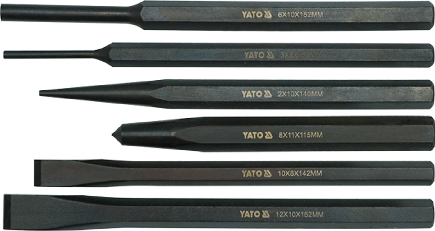 

Набор зубил Yato YT-4712 (6 предметов)