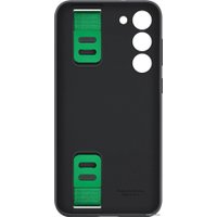 Чехол для телефона Samsung Silicone Grip Case S23+ (черный)