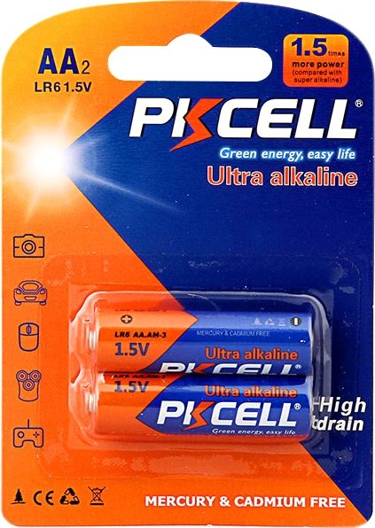 

Батарейка PKCELL Ultra Digital Alkaline LR6 AA 2 шт.