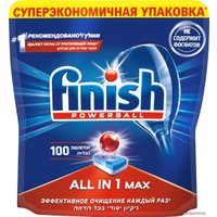 Таблетки для посудомоечной машины Finish All in 1 Max (100 шт)