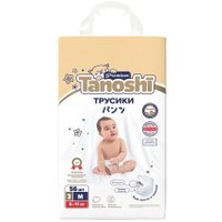 Трусики-подгузники Tanoshi Premium Baby Pants M 6-11 кг (56 шт)