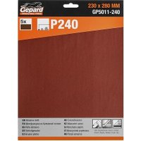Набор шлифлистов Gepard GP5011-240 (5 шт)