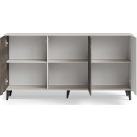 Комод Halmar Random 2 KM-1 (кашемир/орех/черный)