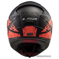 Мотошлем LS2 FF353 Rapid Deadbolt (M, matt black/orange)