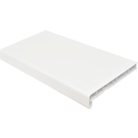 Подоконник VPL Премиум с заглушкой 150x2000 (сатин белый)