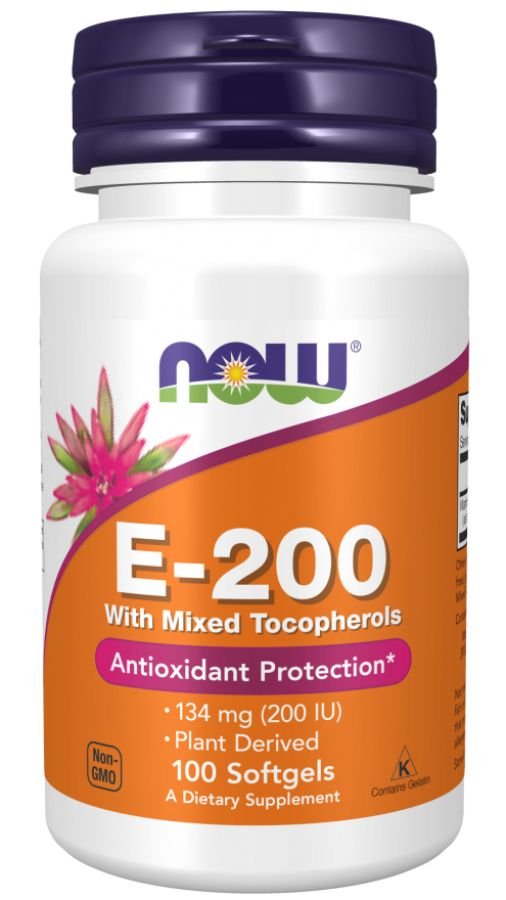 

Витамин Now Foods Vitamin E-200 IU (100 капсул)