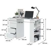 Стол Mio Tesoro Asti 3 (белый)