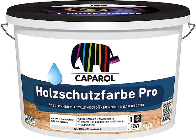 Краска Caparol Holzschutzfarbe Pro База 1. 9 л (белый)