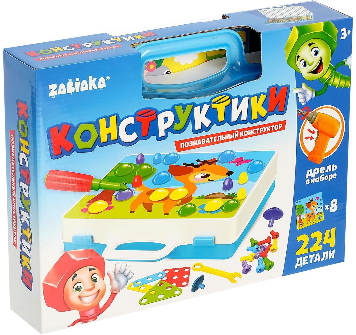 

Конструктор Unicon Конструктики с шуруповертом 4348344