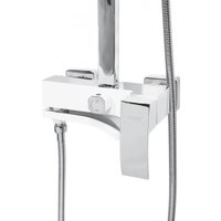 Душевая система  Hansberge H5077 (белый хром)