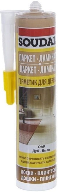 

Герметик Soudal Паркет ламинат дуб 280 мл