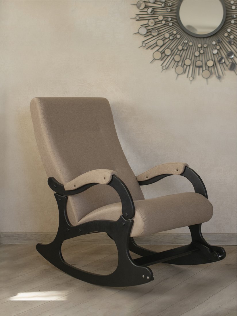 

Кресло-качалка Mio Tesoro Бастион-32 (рогожка бежевый/черный)